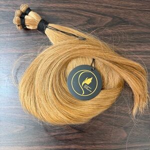 Invisible Bead Extensions 22” Hand Tied Wefts – Muted Berry – Full Pack – NEW